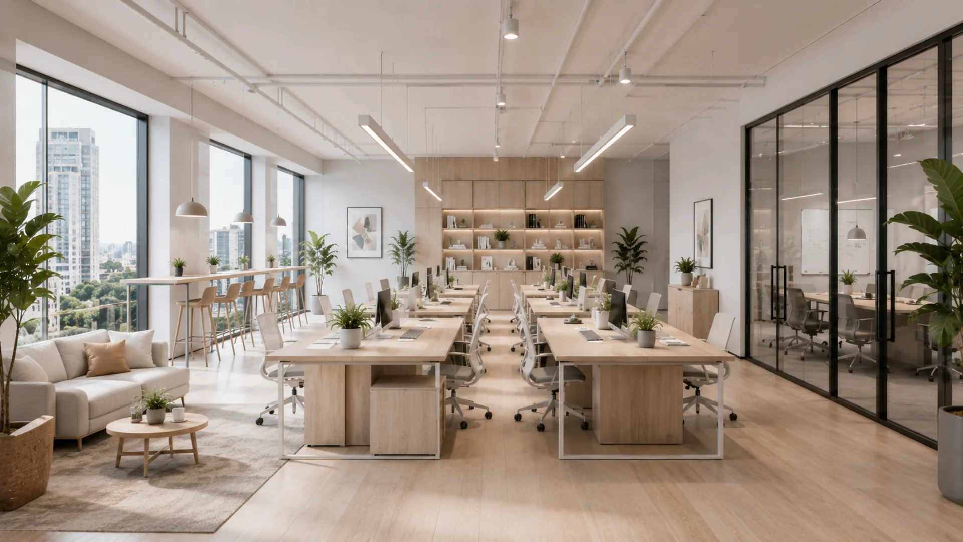 Thiết kế văn phòng không gian mở (Open Office) là một trong những xu hướng thiết kế nội thất văn phòng được nhiều doanh nghiệp ưu tiên lựa chọn trong năm 2026.