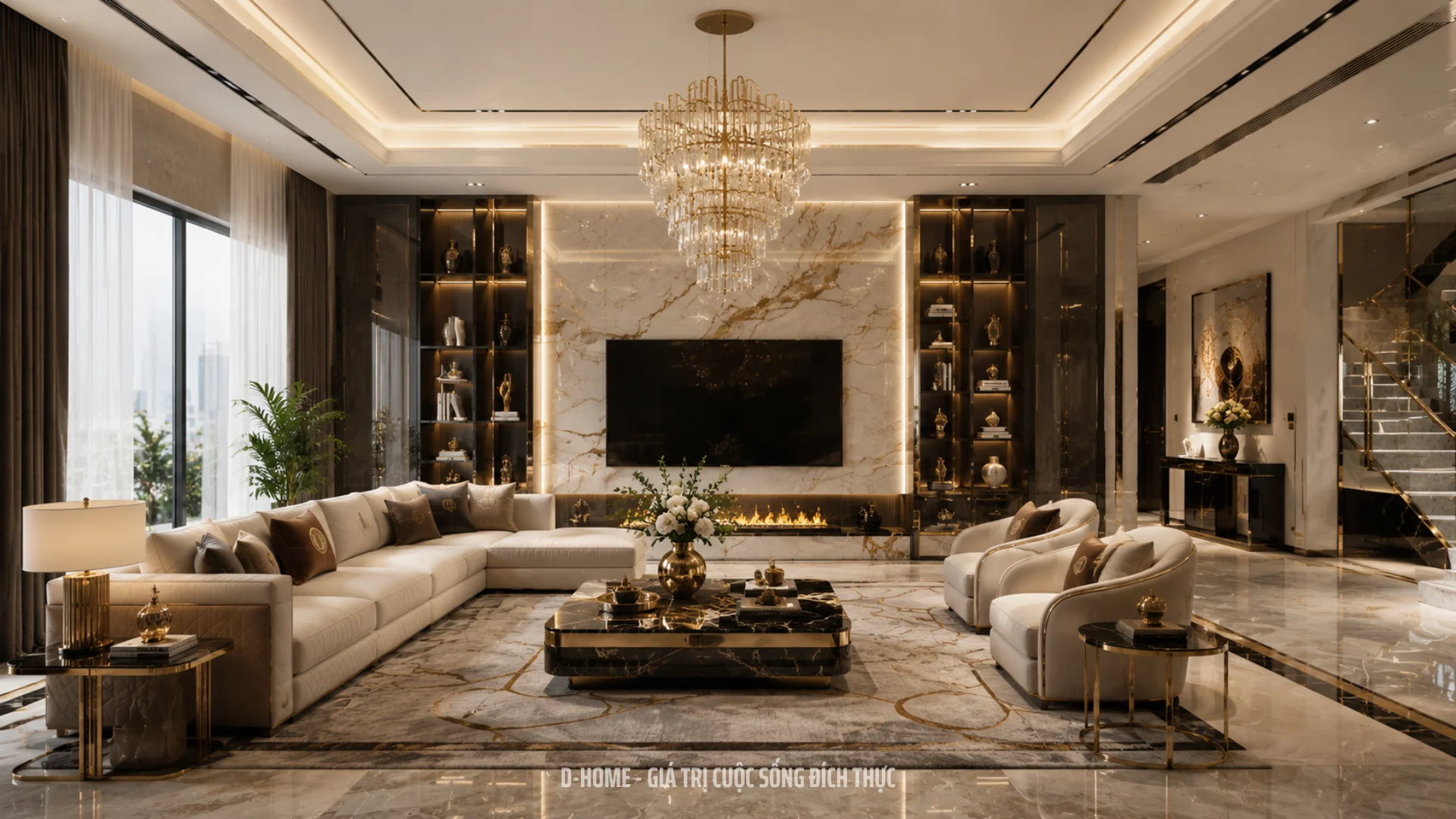 Phong cách thiết kế nội thất Luxury