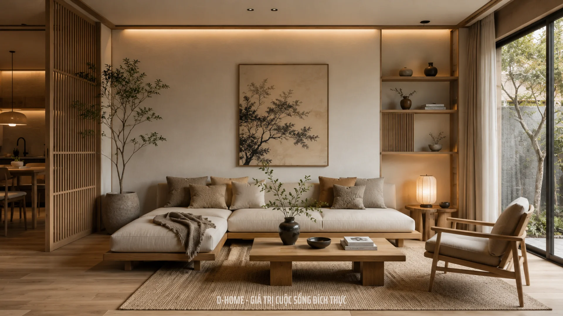 Phong cách thiết kế nội thất Japandi