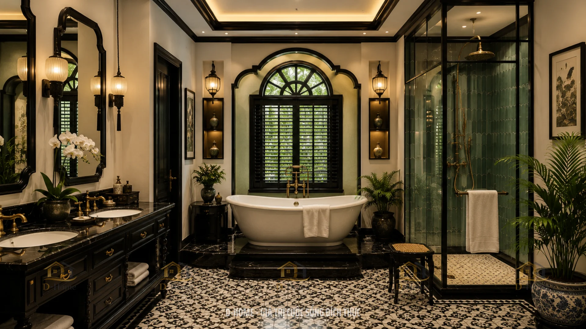 Phong cách thiết kế nội thất biệt thự Indochine (Đông Dương) là sự giao thoa tinh tế giữa nét đẹp truyền thống Á Đông và kiến trúc Pháp
