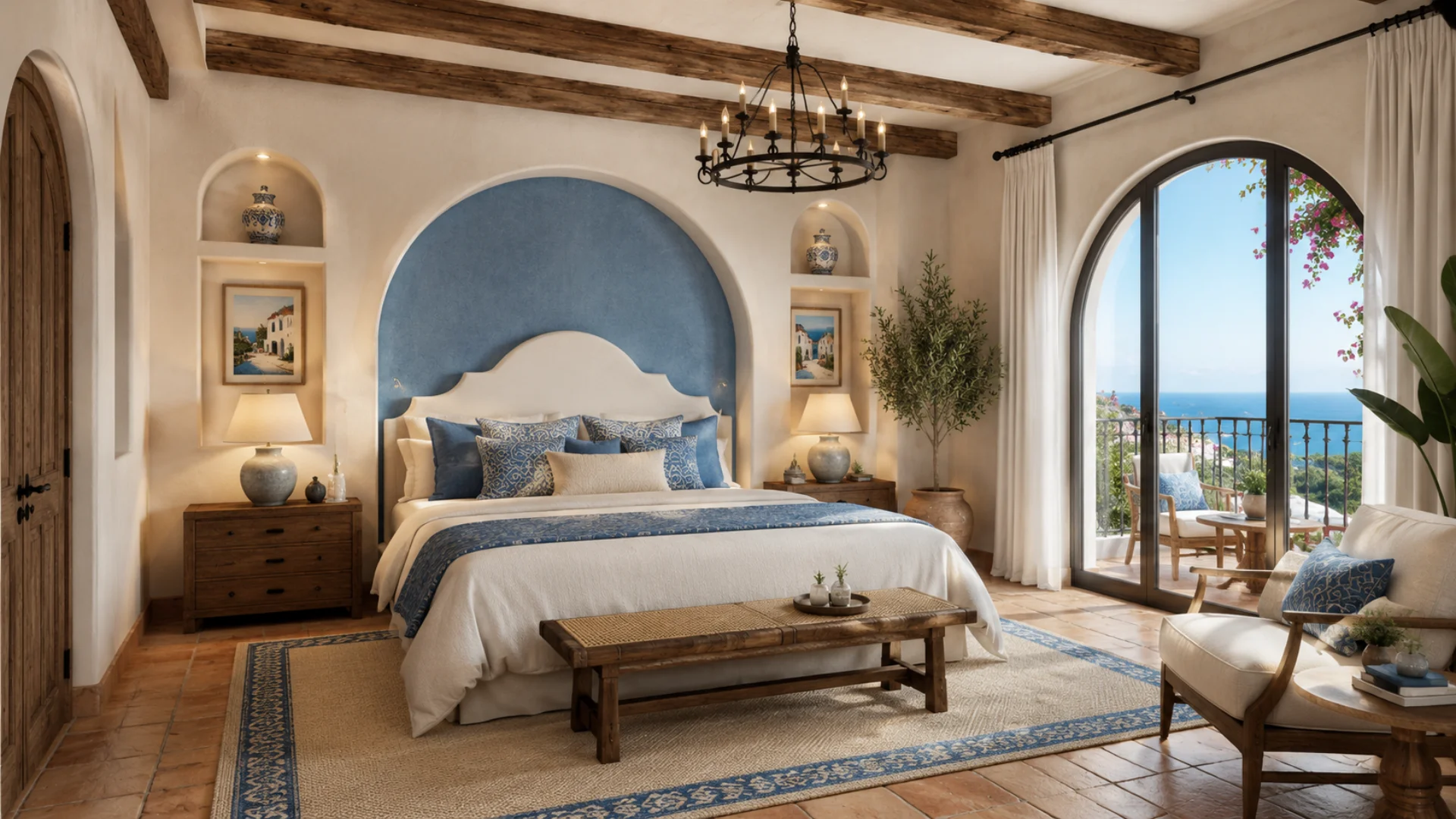 Phong cách thiết kế nội thất biệt thự Địa Trung Hải (Mediterranean)