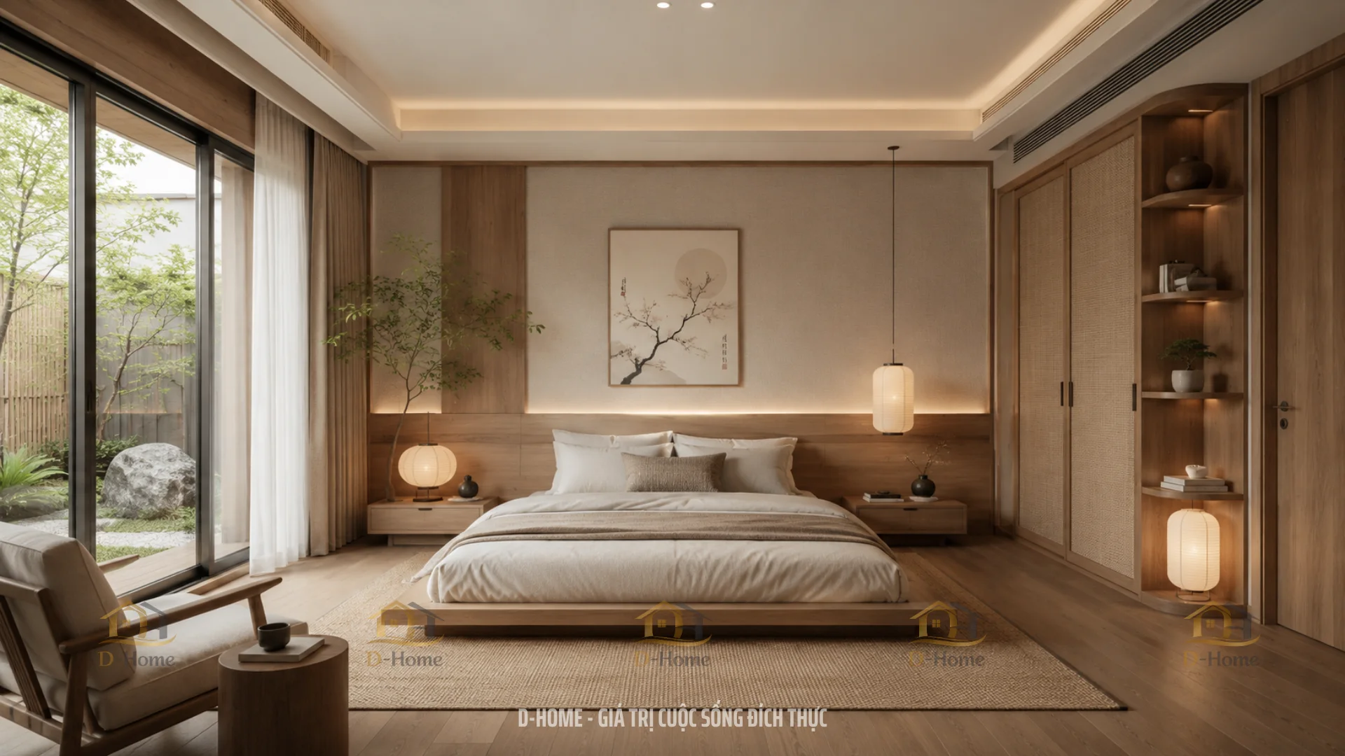 Phong cách thiết kế nội thất biệt thự Japandi là sự kết hợp hài hòa giữa phong cách Nhật Bản (Japanese) và phong cách Bắc Âu (Scandinavian)