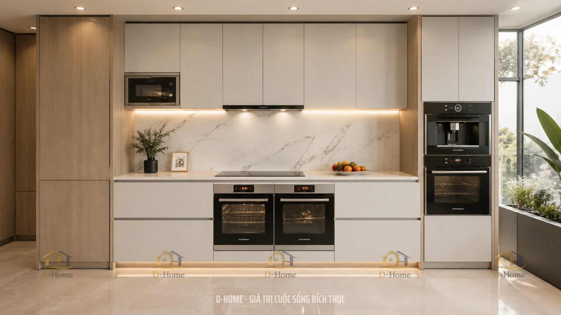 99+ mẫu thiết kế nội thất phòng bếp đẹp, hiện đại và tiện nghi được yêu thích nhất năm 2026