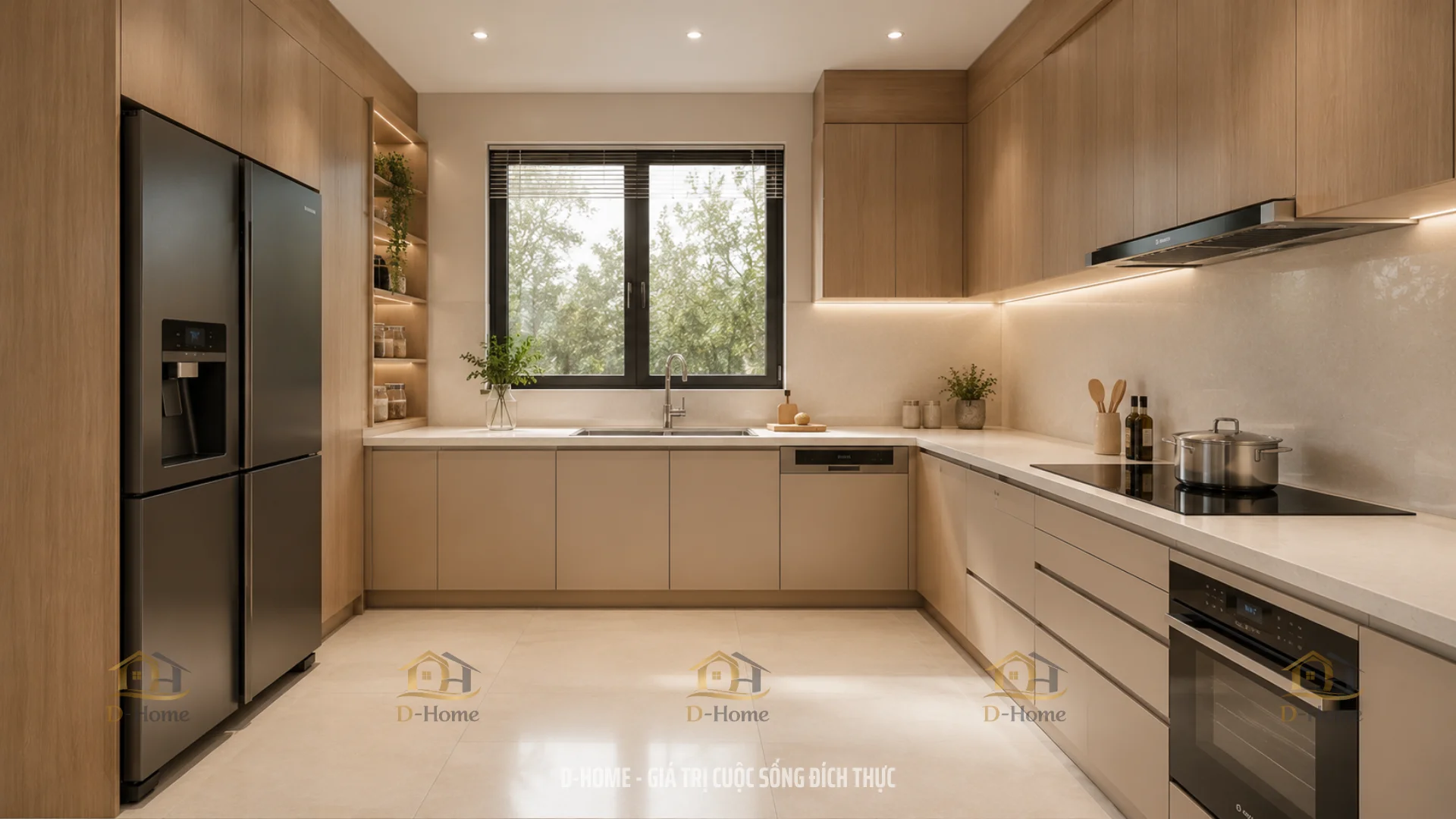 99+ mẫu thiết kế nội thất phòng bếp đẹp, hiện đại và tiện nghi được yêu thích nhất năm 2026