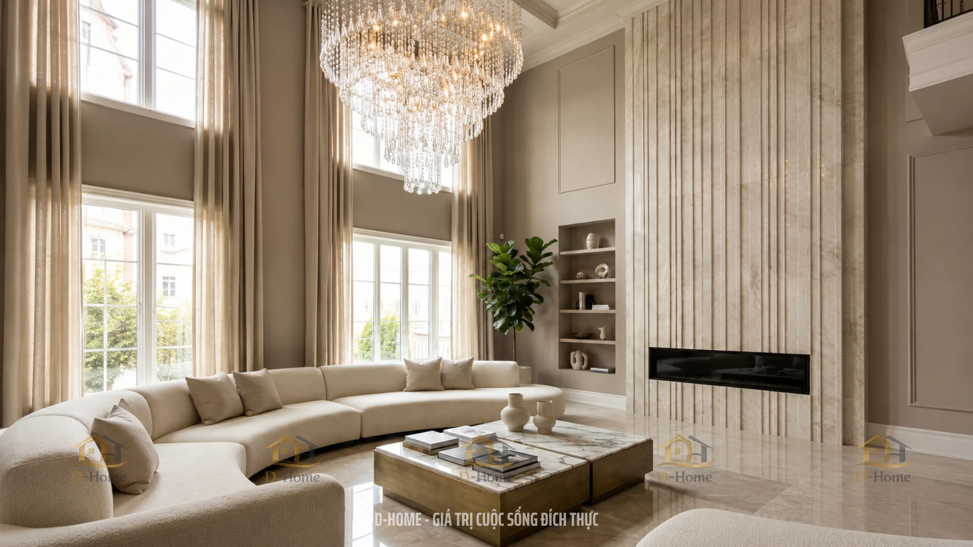 99+ Mẫu Thiết Kế Nội Thất Phòng Khách Đẹp, Hiện Đại, Sang Trọng Dẫn Đầu Xu Hướng 2026