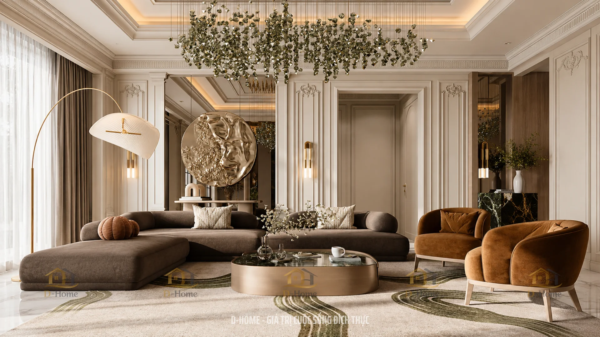 Phong cách Modern Luxury – Khẳng định đẳng cấp thượng lưu