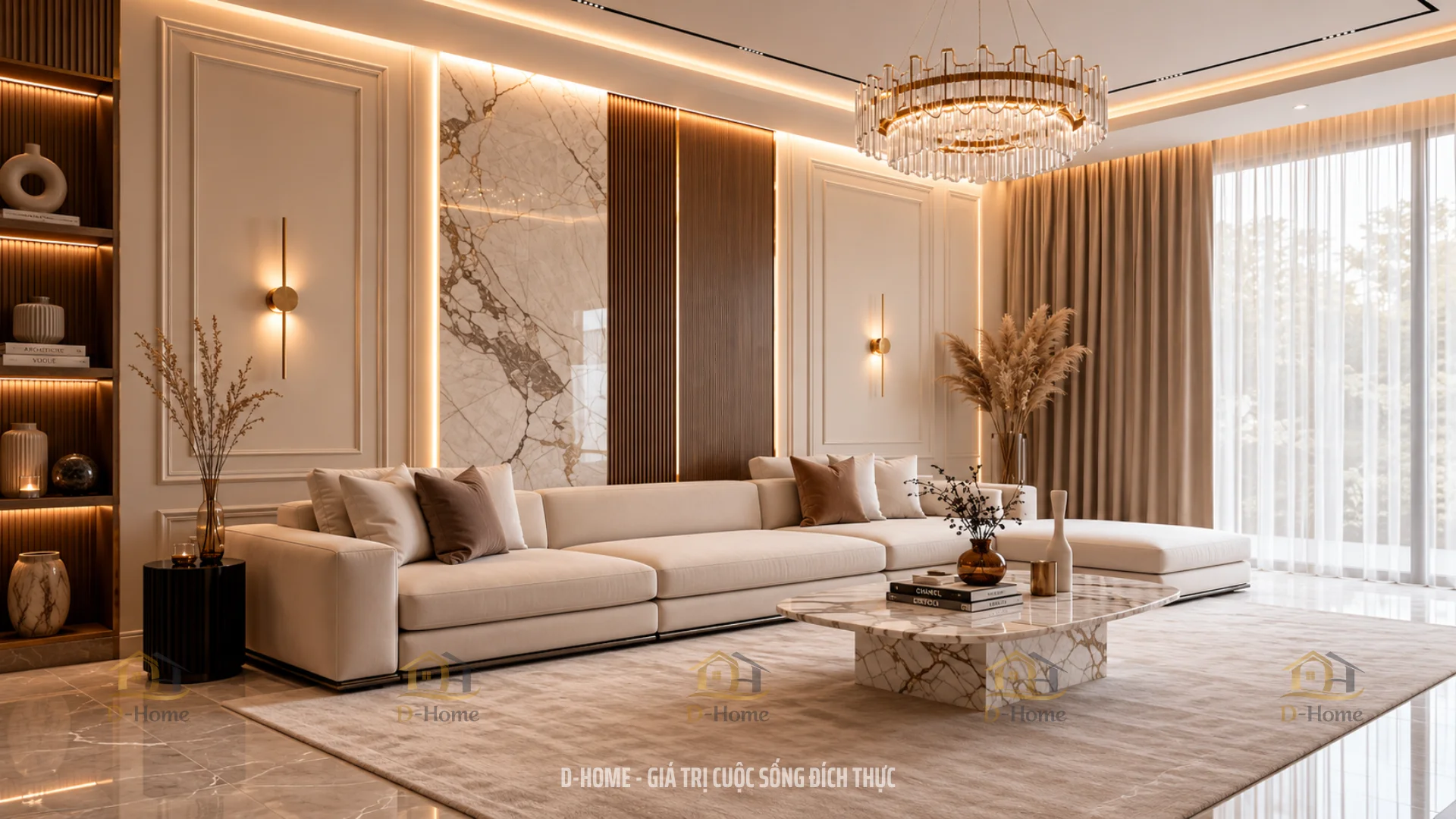 Thiết Kế Nội Thất Phòng Khách Nhà Phố