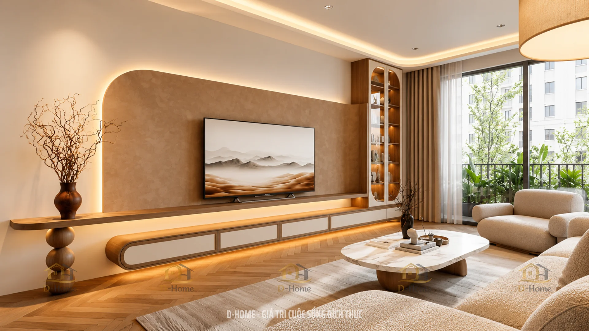 99+ Mẫu Thiết Kế Nội Thất Phòng Khách Đẹp, Hiện Đại, Sang Trọng Dẫn Đầu Xu Hướng 2026