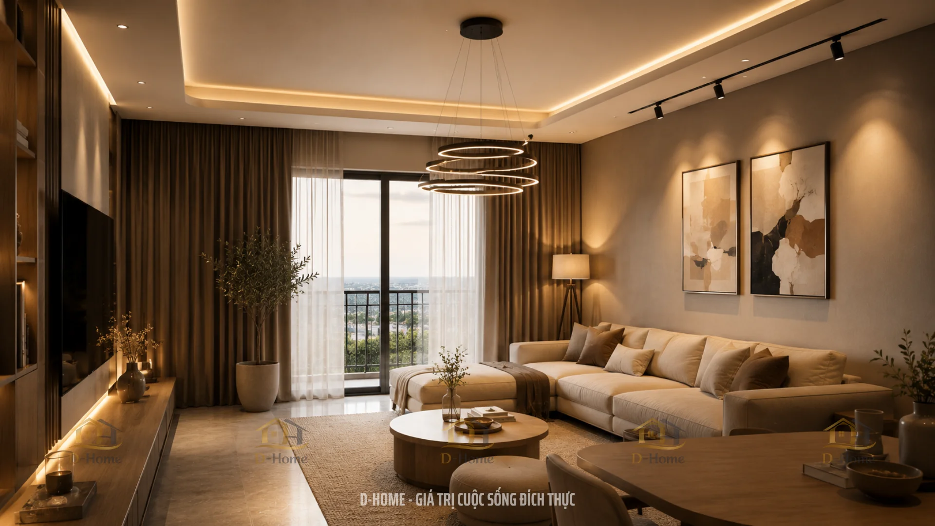 99+ Mẫu Thiết Kế Nội Thất Phòng Khách Đẹp, Hiện Đại, Sang Trọng Dẫn Đầu Xu Hướng 2026