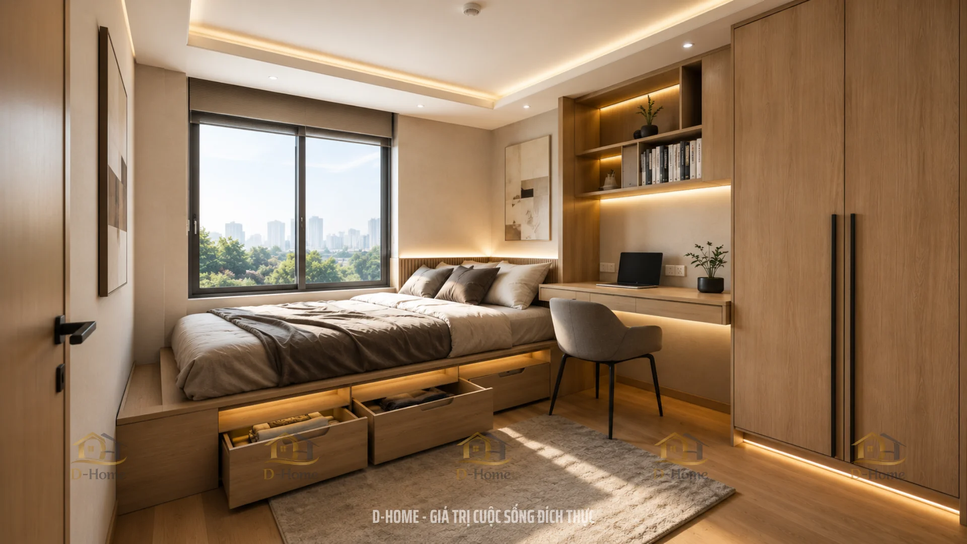 Top 99+ mẫu thiết kế nội thất phòng ngủ đẹp, hiện đại, sang trọng được yêu thích nhất năm 2026