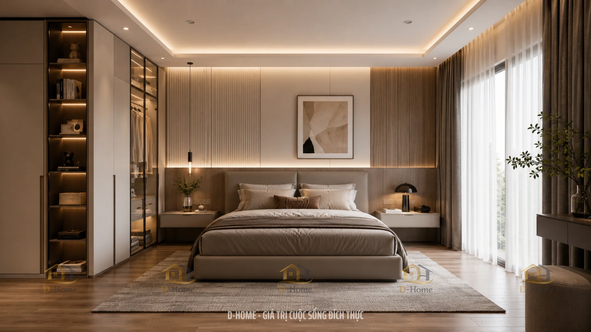 Phòng ngủ phong cách hiện đại (Modern Style)