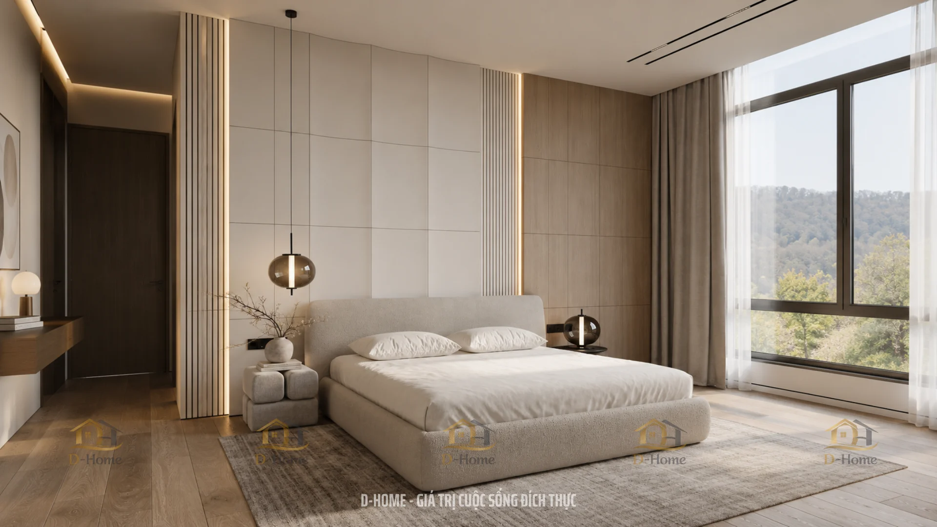 Phong cách thiết kế phòng ngủ Tối Giản - Minimalism
