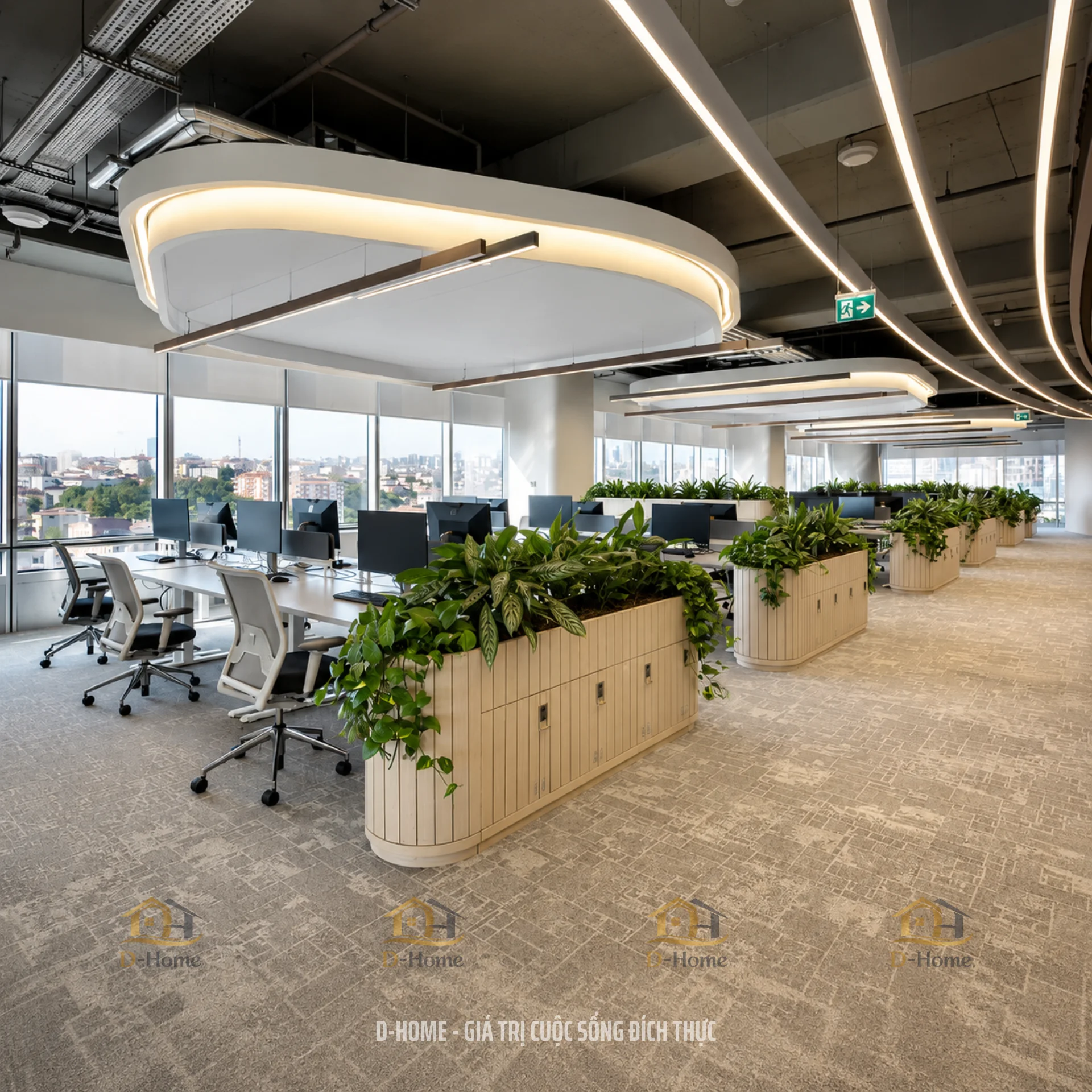 Thiết kế văn phòng phong cách xanh (Green Office)