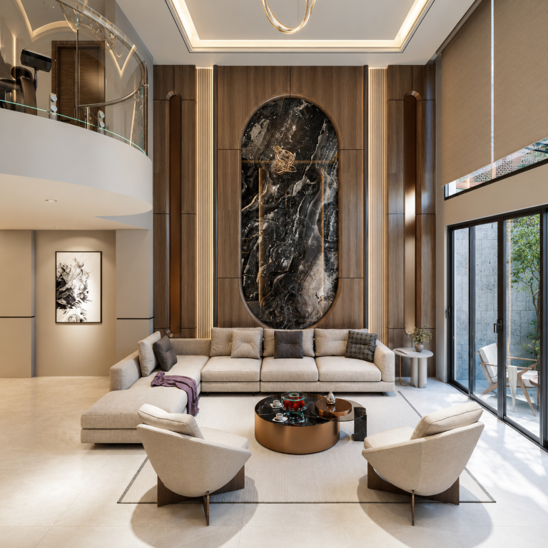 Dự án Thiết Kế Nội Thất Biệt Thự 600m² đẹp hiện đại TPHCM