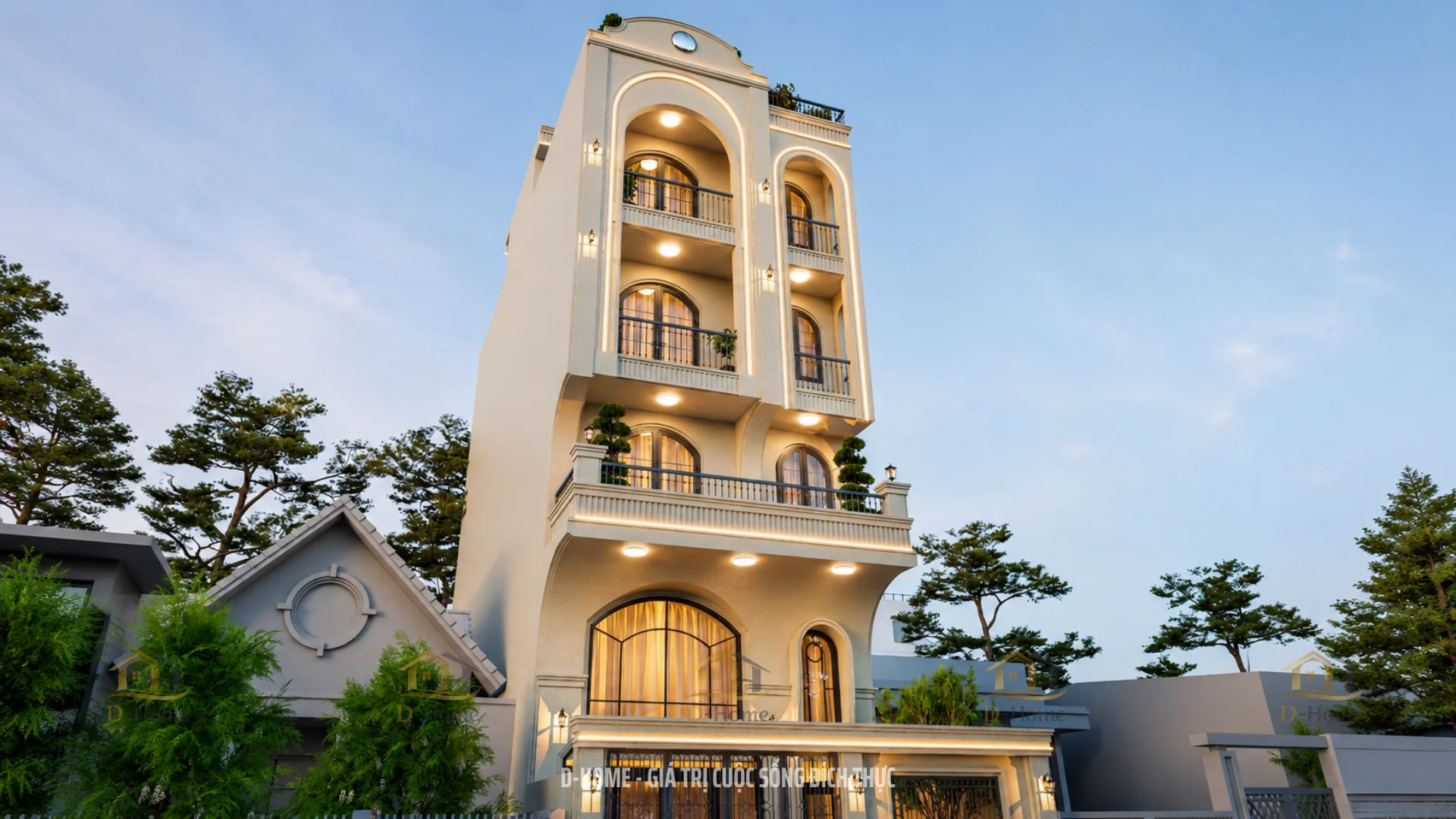 Dự án Thiết Kế Nội Thất Biệt Thự 600m² đẹp hiện đại TPHCM