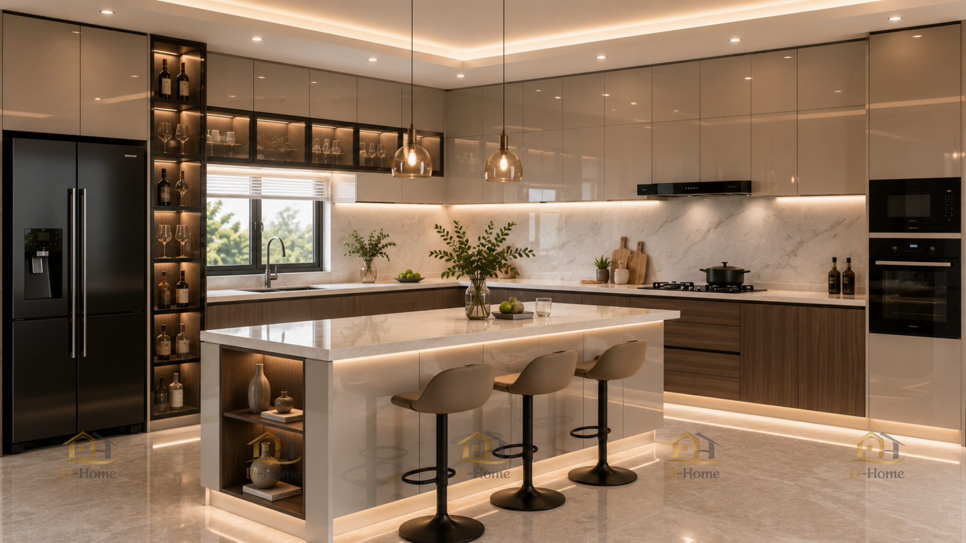 Tủ bếp gỗ công nghiệp khả năng chịu lực va đập mạnh kém hơn gỗ tự nhiên