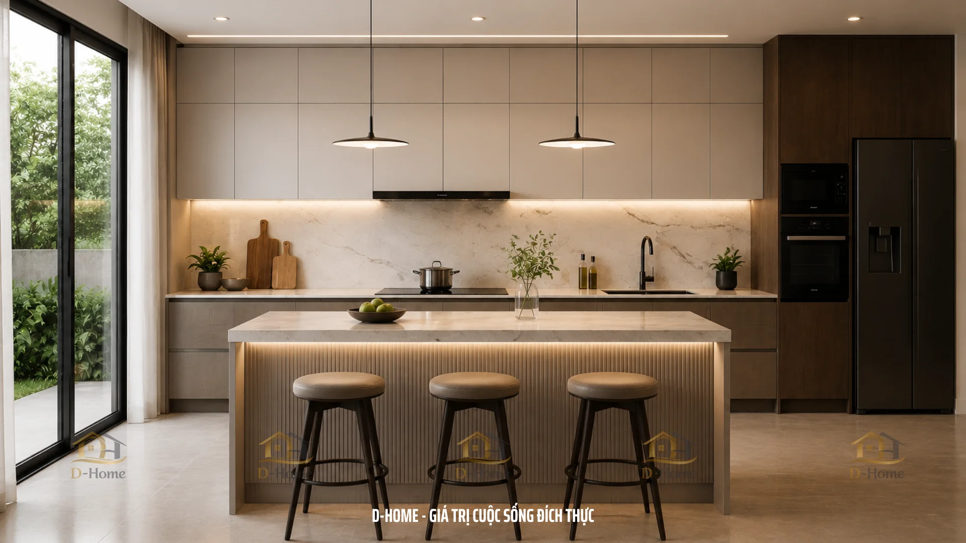 tủ bếp nhựa PVC ngày càng được nhiều gia đình lựa chọn nhờ khả năng chống nước tuyệt đối, không mối mọt, không cong vênh và có tuổi thọ cao