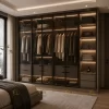 Tủ quần áo gỗ công nghiệp cánh kính MDF phủ Melamine giá tốt