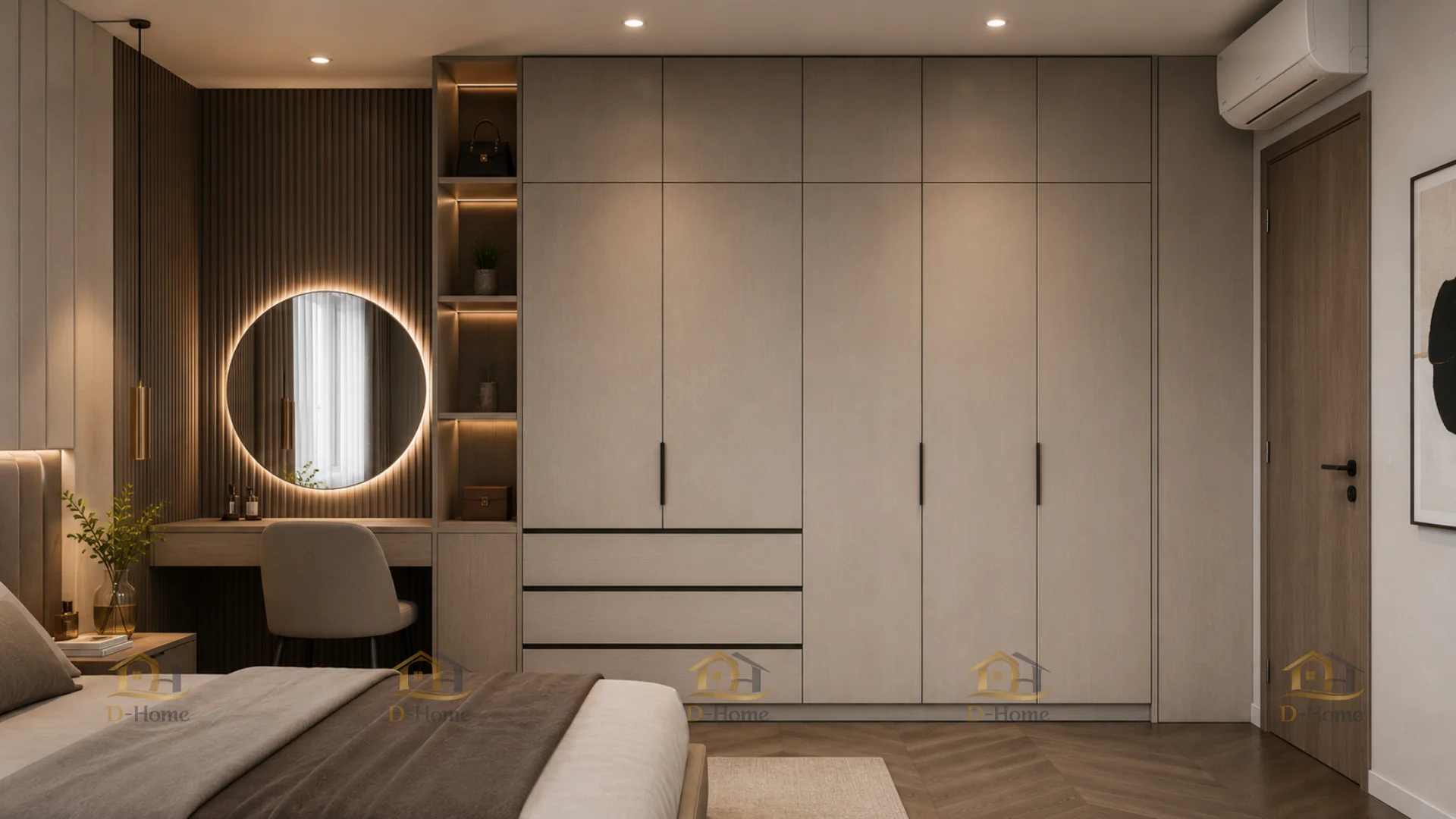 Bảng màu Laminate đa dạng với nhiều lựa chọn như vân gỗ sáng, gỗ nâu trầm, trắng, kem, be, xám hoặc các gam màu trung tính