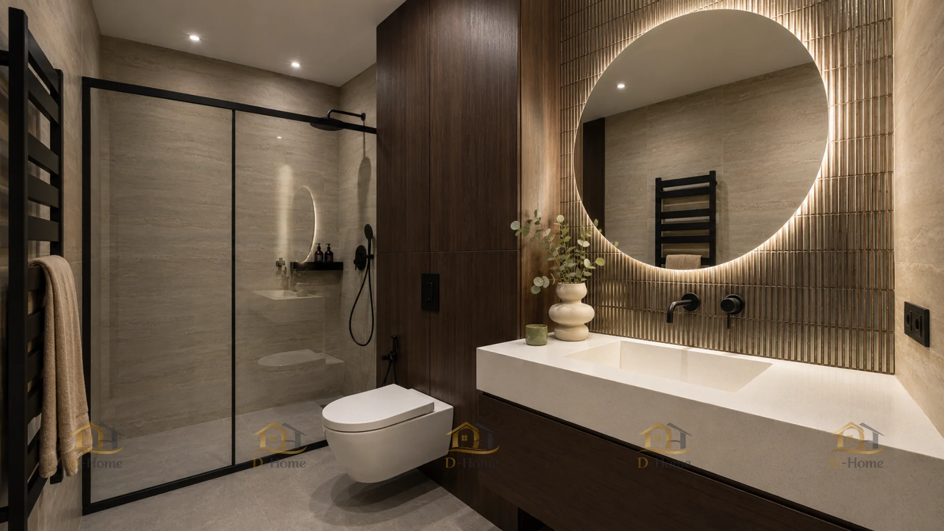 Khu vực toilet – Tối giản nhưng chú trọng trải nghiệm