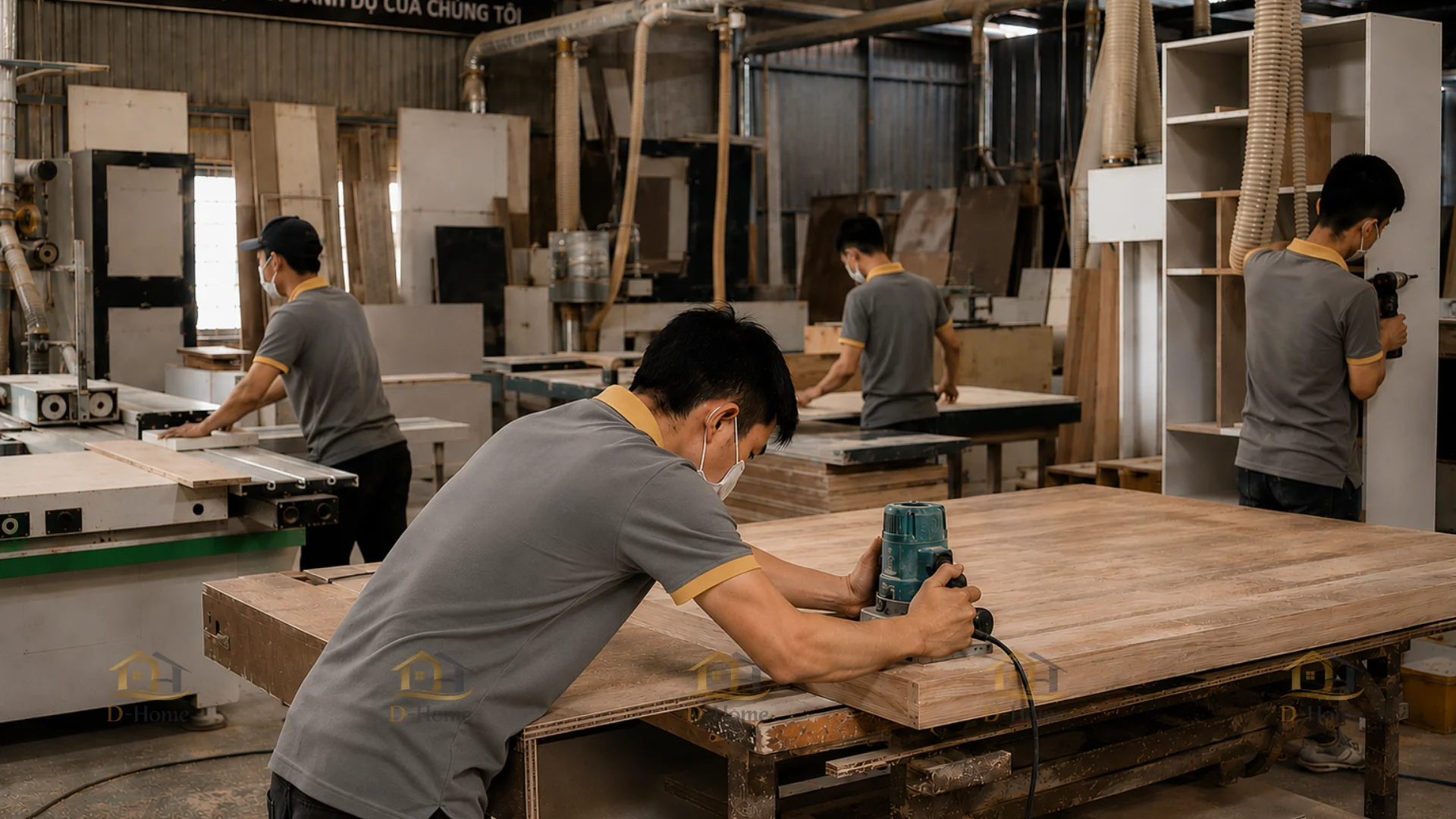 Thi công nội thất trọn gói giúp khách hàng có thể dễ dàng kiểm soát tiến độ hơn 