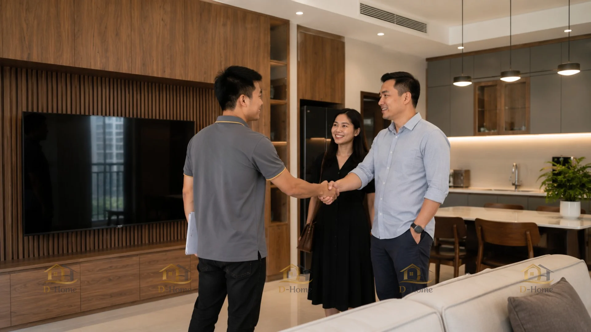D-Home tiến hành kiểm tra và hoàn thiện từng hạng mục trước khi bàn giao