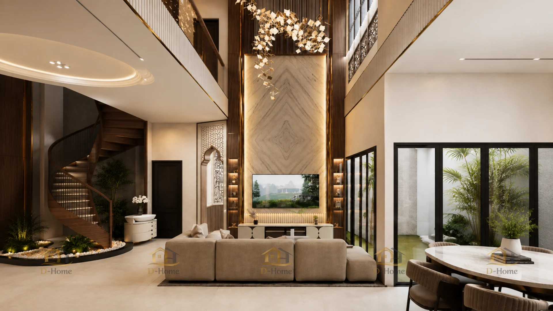 30+ MẪU THI CÔNG NỘI THẤT BIỆT THỰ/ NHÀ PHỐ ĐẸP HIỆN ĐẠI DO D-HOME THỰC HIỆN