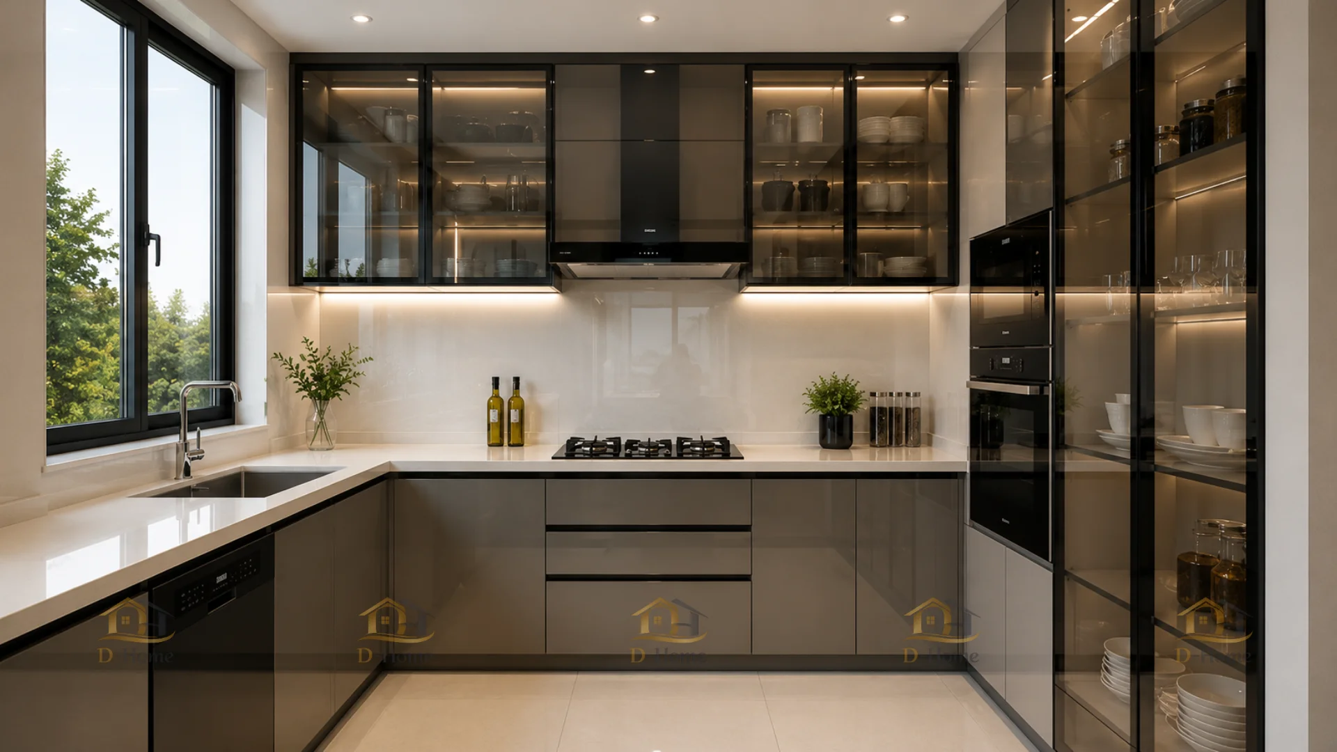 Bảng giá tủ bếp nhôm