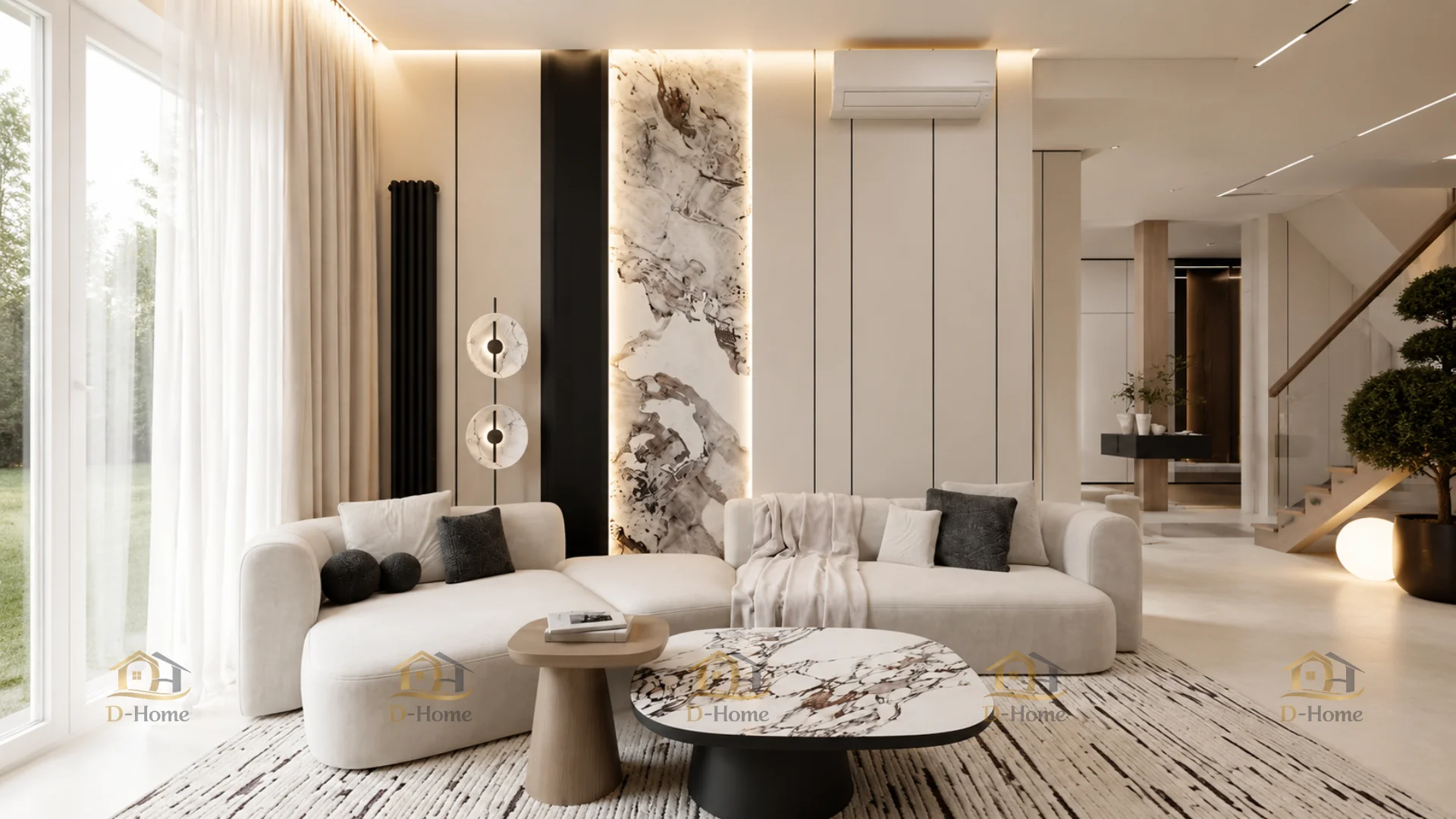 Sofa và bàn trà quyết định khá lớn đến cảm giác sử dụng của phòng khách