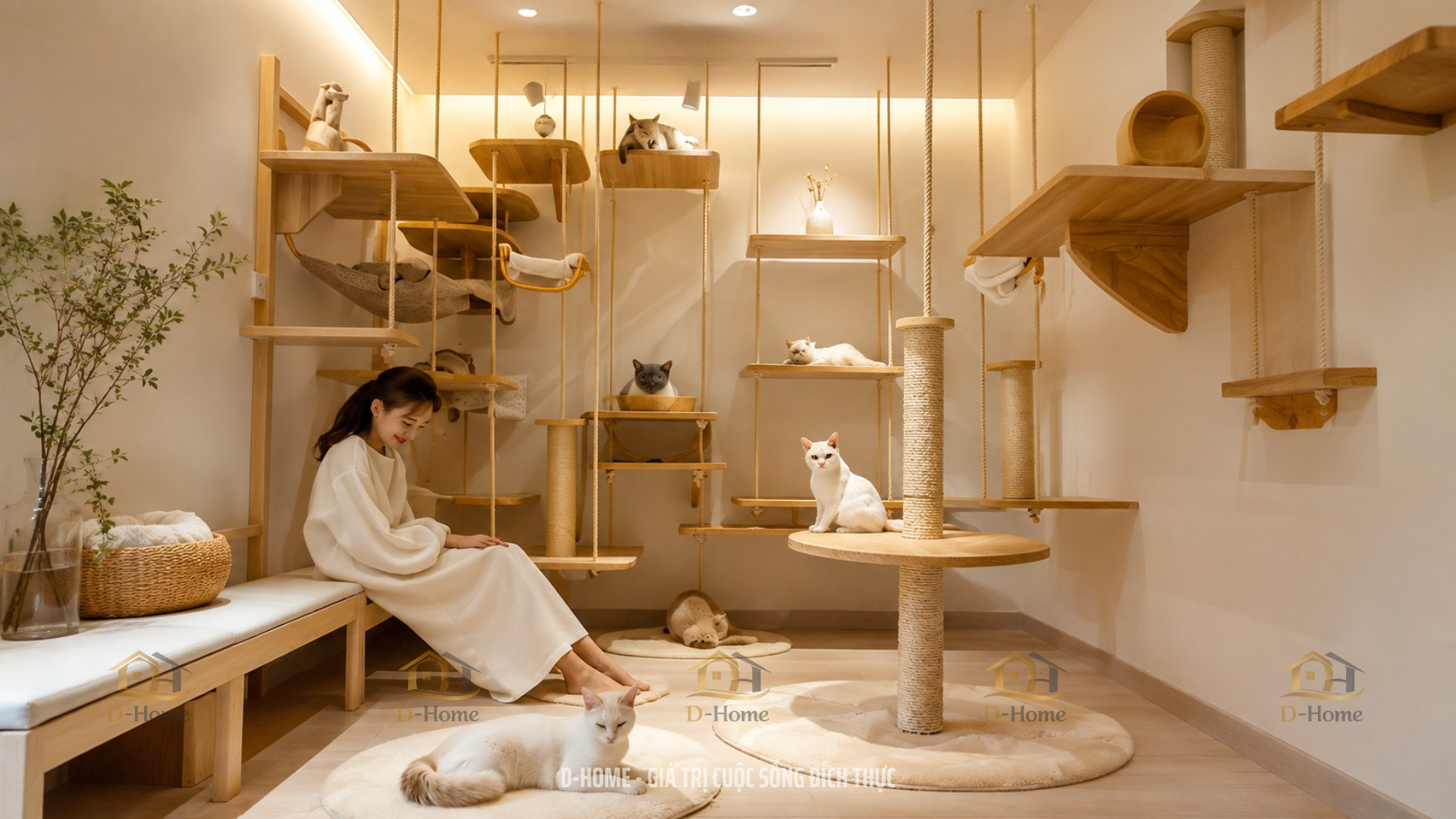 Thiết kế nội thất quán cafe thú cưng (Pet Café / Café Chó Mèo)