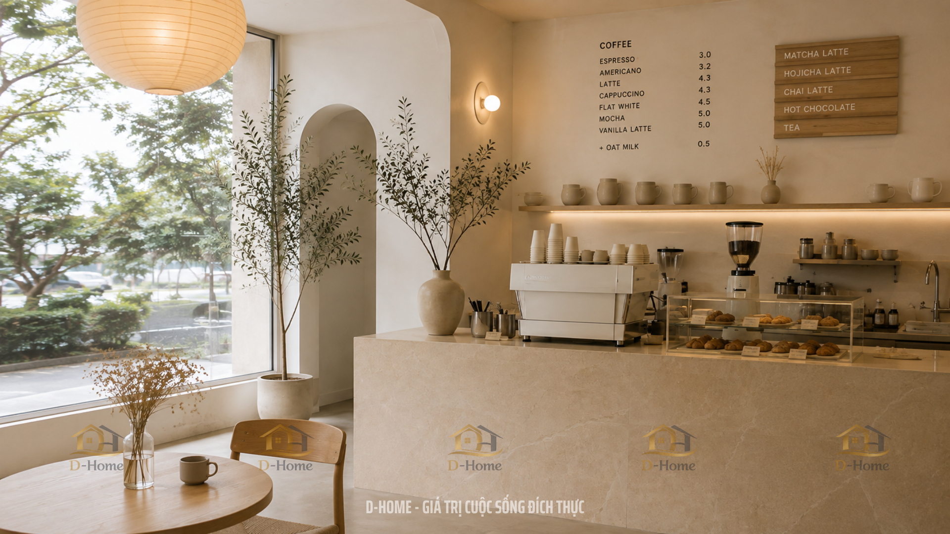 Thiết Kế Quán Cafe Phong Cách Tối Giản (Minimalism)