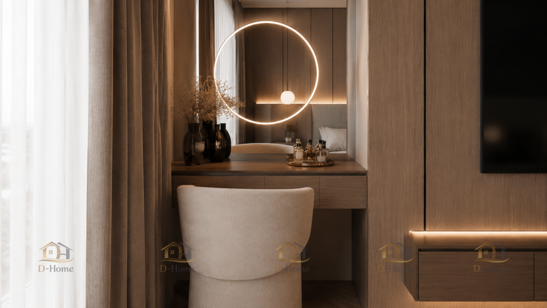 Thiết Kế Nội Thất Nhà Phố 2 Tầng 200m² Phong Cách Modern Luxury Hiện Đại Tối Giản | D-Home