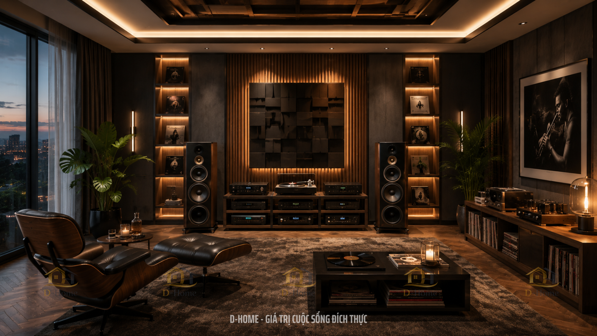Thiết kế phòng nghe nhạc (Music Room)