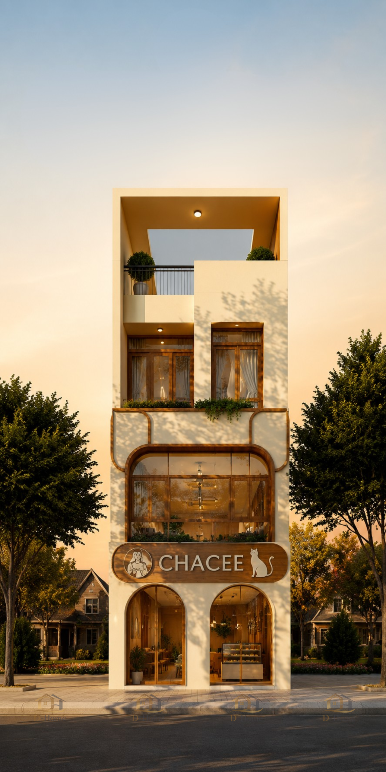 Thiết kế nội thất quán cafe thú cưng 180 m² - Quận Tân Phú