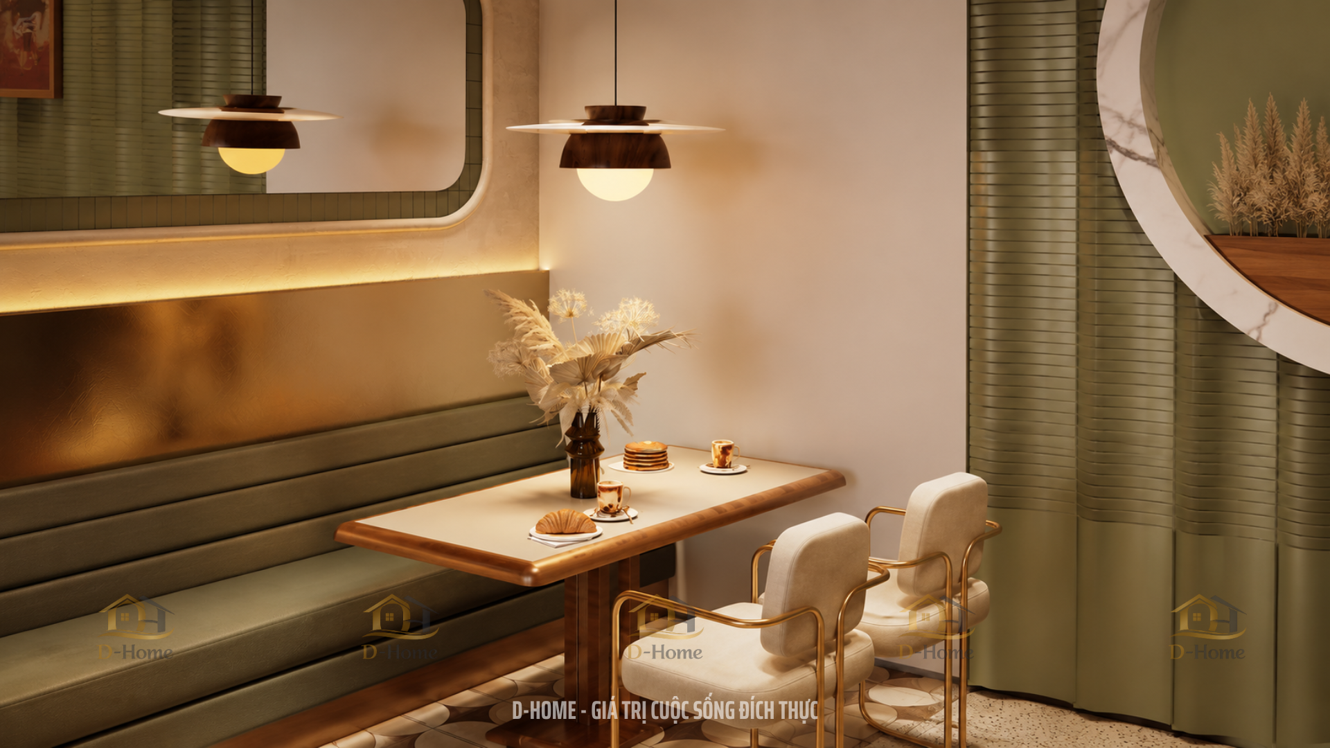 Thiết Kế Nội Thất Quán Cà Phê Phong Cách Hiện Đại Sang Trọng 125m² Tại Gò Vấp -Tối Ưu Công Năng Và Trãi Nghiệm Khách Hàng