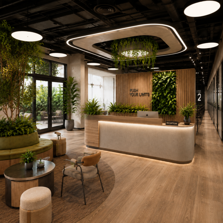 Thiết kế văn phòng xanh Biophilic cao cấp 450m² - Thủ Đức