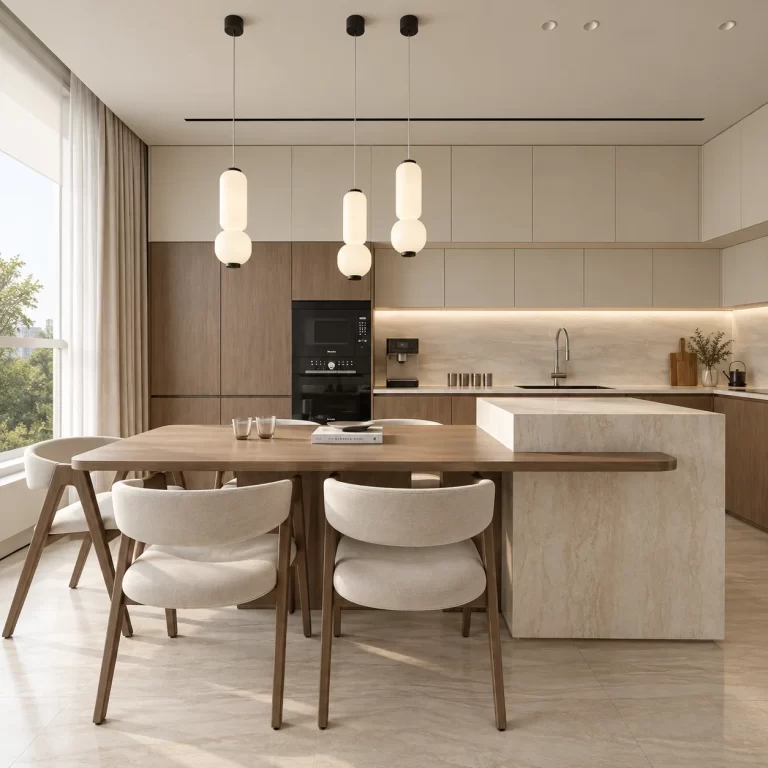 Hoàn thiện nội thất phòng bếp chung cư phong cách tối giản 40m2 - Anh S
