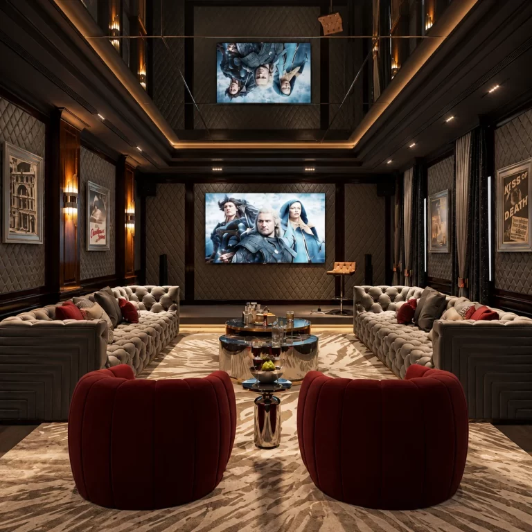 Hoàn thiện nội thất phòng karaoke giải trí tại nhà cao cấp 40m2