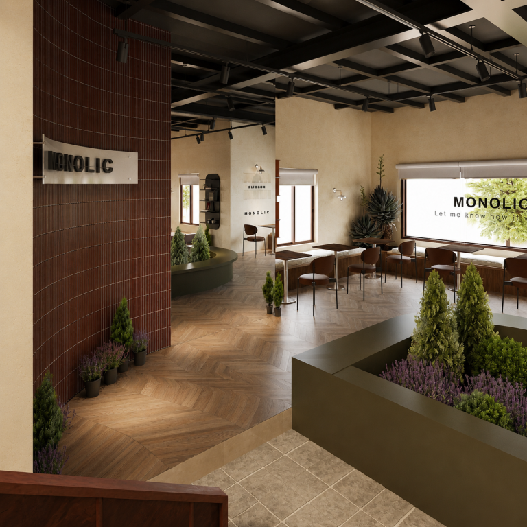 Hoàn thiện nội thất quán cafe 90m2 phong cách Industrial - Anh V