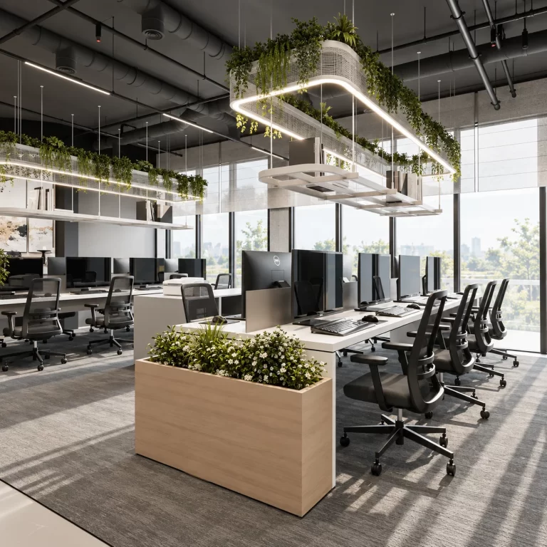 Hoàn thiện nội thất văn phòng phong cách công nghiệp 400m2 - Gò Vấp