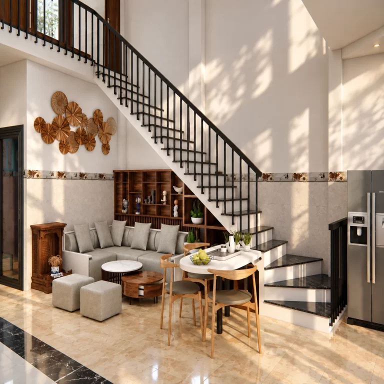 Dự án hoàn thiện nội thất nhà ống gác lửng 2 phòng ngủ hiện đại - Chị T