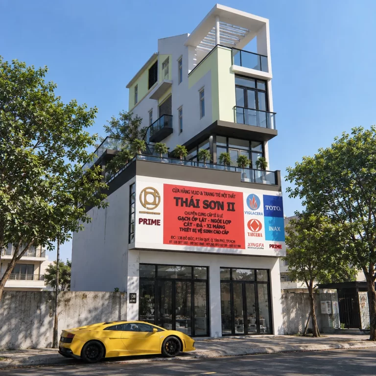 Dự án hoàn thiện nội thất nhà phố 2 tầng kết hợp kinh doanh Gò dầu Tân phú