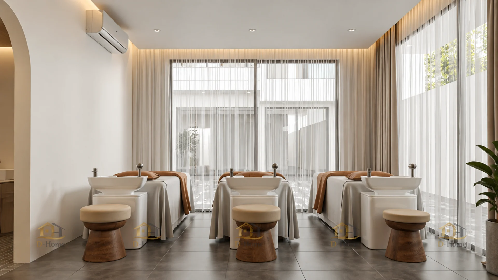Giải pháp bố trí không gian cho mẫu nhà ở và kinh doanh homestay – spa