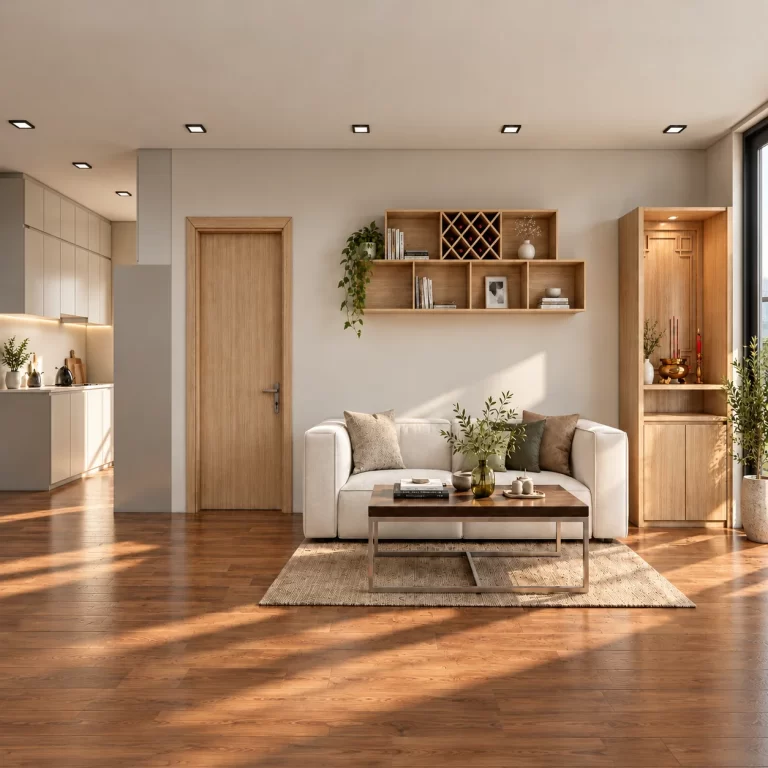 Dự án hoàn thiện nội thất chung cư 2 phòng ngủ Phú Cường Home Q12 - Anh C