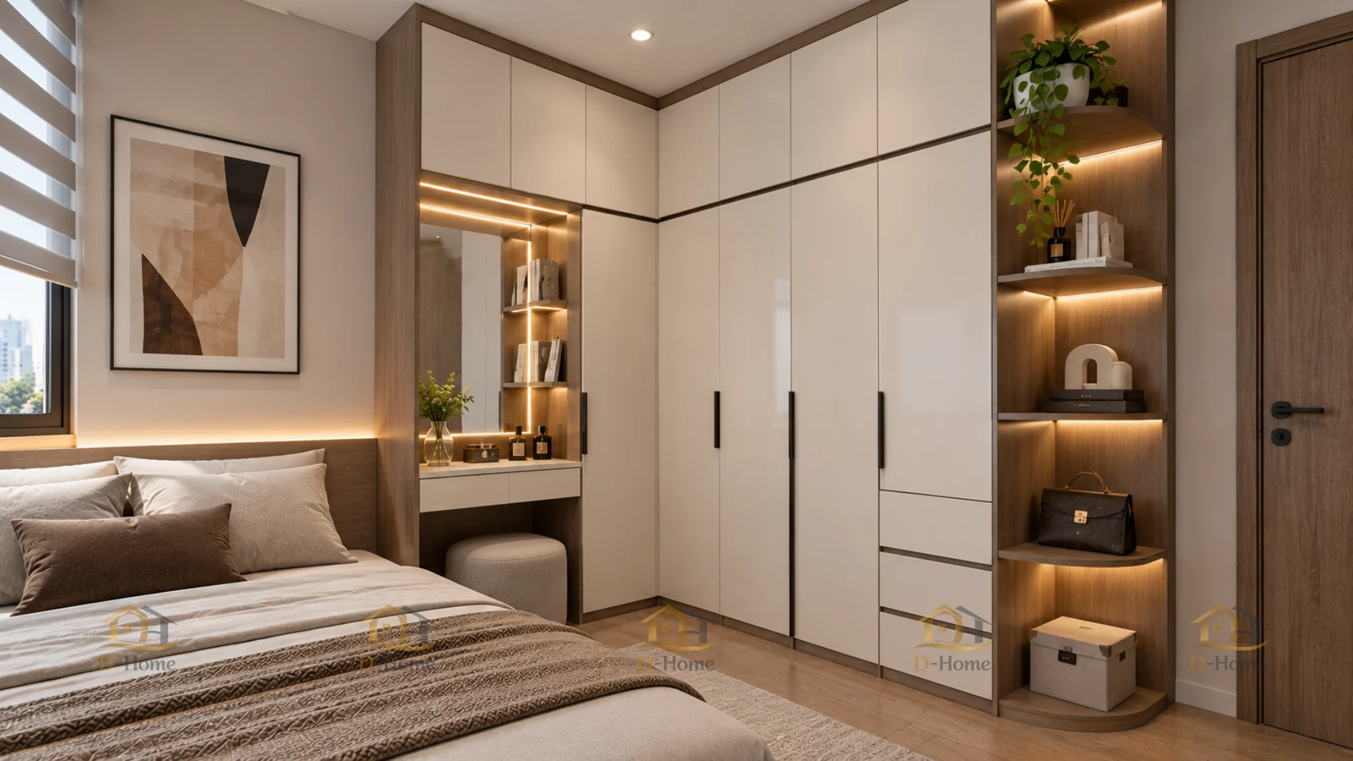 Top 20+ mẫu tủ quần áo chữ l đẹp, hiện đại, tối ưu diện tích HOT 2026