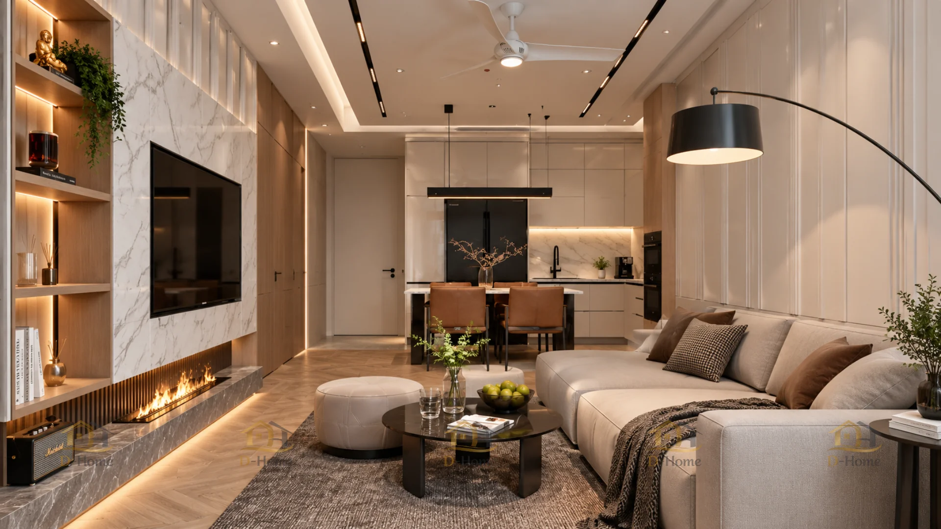 Gia chủ nên xác định vị trí bếp nấu, máy hút mùi, đường thoát khí và các nguồn thông thoáng ngay từ giai đoạn thiết kế