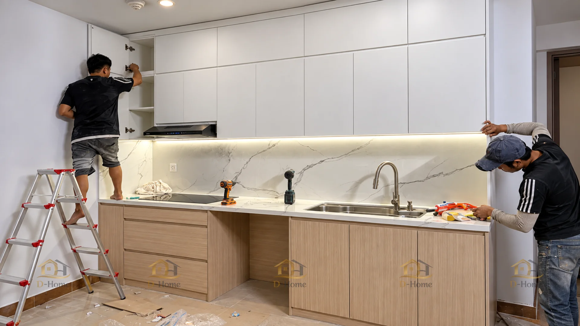 So Sánh Tủ Bếp Acrylic Và Laminate, Melamine: Nên Chọn Loại Nào?