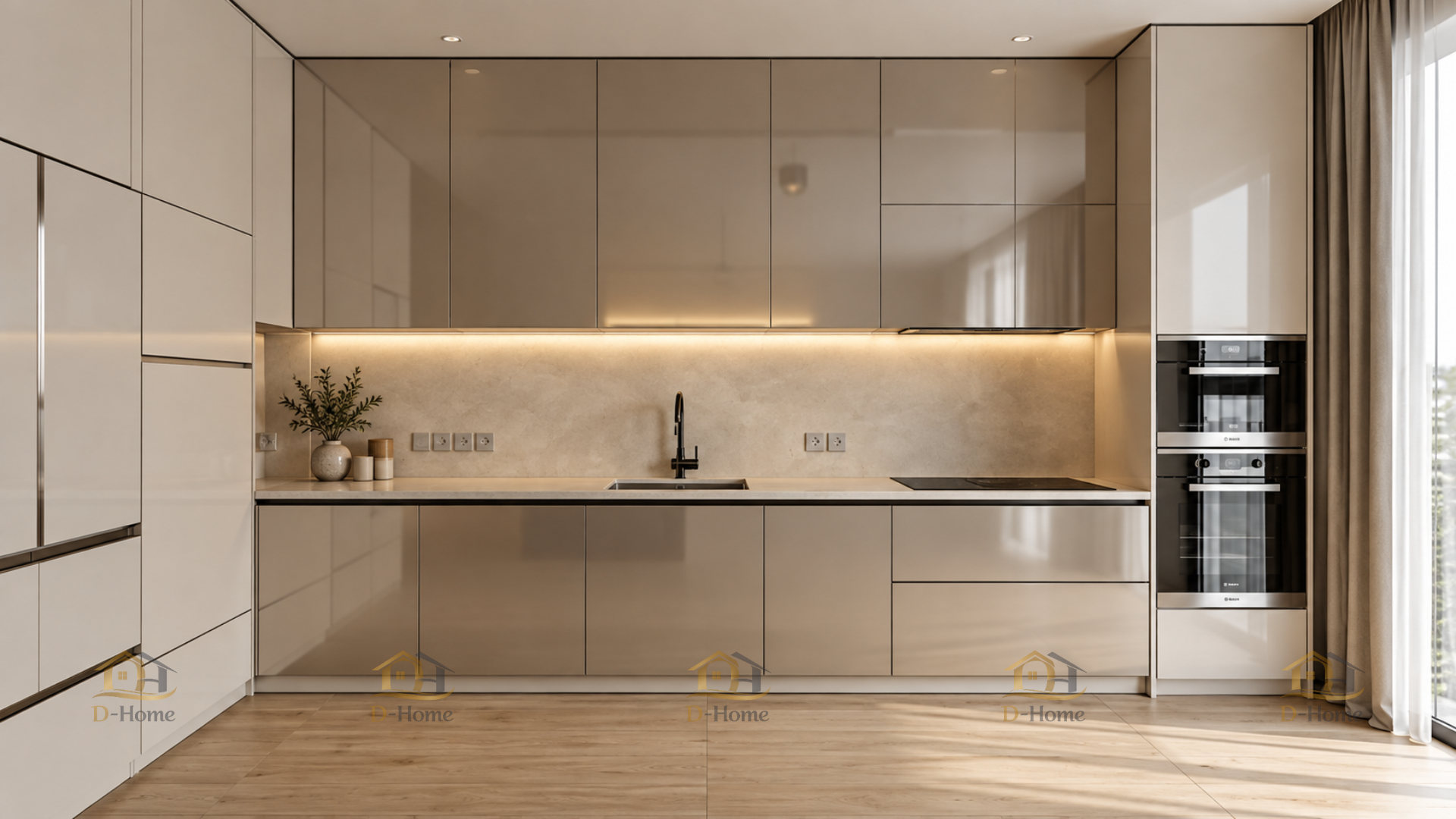 Tủ bếp inox được đánh giá cao ở khả năng chống ẩm, chống ăn mòn và vệ sinh thuận tiện